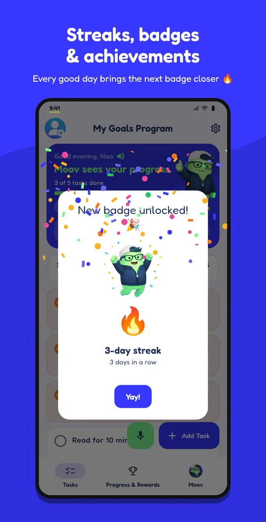 Streaks and badges